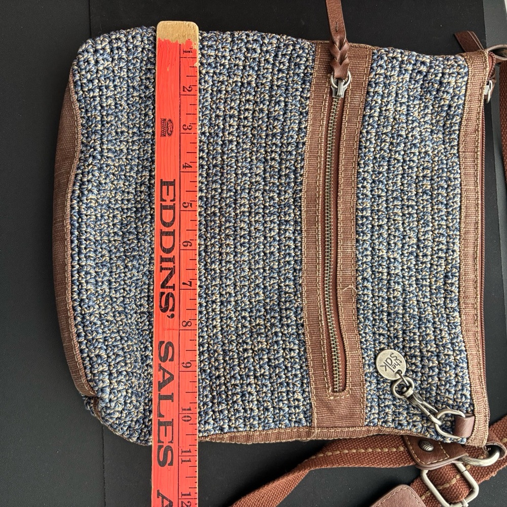 The Sak Brown and Blue Crossbody Bag - Picture 4 of 9